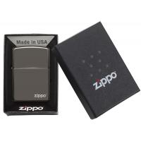 Zippo - Black Ice with Logo - Windproof Lighter