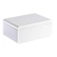 Adorini Carrara Deluxe High Gloss White Cigar Humidor - Large - 150 Capacity