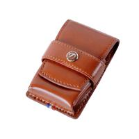 ST Dupont Line D Leather Lighter Case - Brown