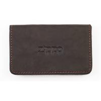 Zippo - Leather Business Card Holder - Mocha