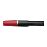 Denicotea Short Cigarette Holder - Black & Red