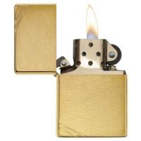 Zippo - Brushed Brass Vintage with Slashes - Windproof Lighter - CHRISTMAS SALE