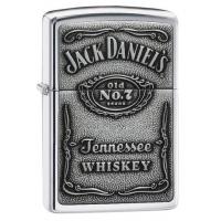 Zippo - Jack Daniels Pewter Emblem - Windproof Lighter