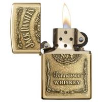 Zippo - Jack Daniels Brass Emblem - Windproof Lighter