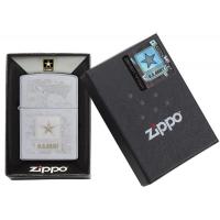 Zippo - U.S. Army Star Satin Chrome - Windproof Lighter