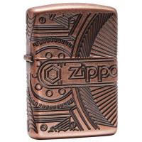 Zippo - Antique Copper Armor Gears - Windproof Lighter