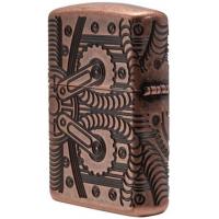 Zippo - Antique Copper Armor Gears - Windproof Lighter