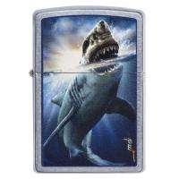 Zippo - Street Chrome Mazzi Vicious Shark - Windproof Lighter