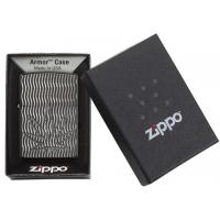 Zippo - High Polish Black Ice Armor Marijuana Leaf - Windproof Lighter