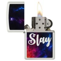 Zippo - Matte White Slay - Windproof Lighter