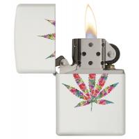 Zippo - Floral Weed Design - Windproof Lighter