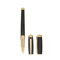 ST Dupont Limited Edition - James Bond 007 - Black & Yellow Gold Fountain Pen