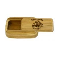 Wilsons of Sharrow Wooden Snuff Box - Light Wood