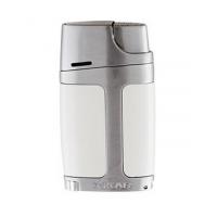 Xikar Element ELX Twin Jet Lighter with Punch Cutter - Pearl White