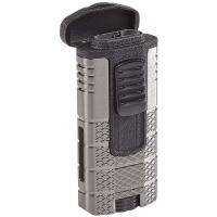 Xikar Tactical Triple Jet Flame Cigar Lighter - Gunmetal & Black