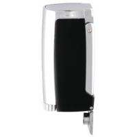 Xikar Pulsar Triple Jet Lighter - Black with Punch Cutter