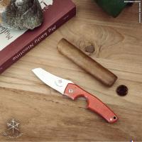 Les Fines Lames Le Petit - The Cigar Pocket Knife - Micarta Orange (End of Line)