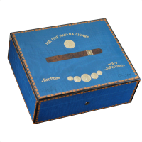 Elie Bleu Medals Collection Blue Humidor - 75 Cigar Capacity