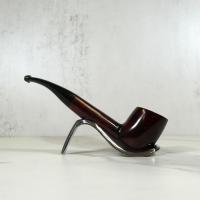 BBB Minerva 835 Smooth Ruby Semi Bent Briar Pipe (BBB157)