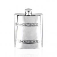 6oz Pewter Hip Flask - CEL495