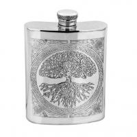 6oz Pewter Hip Flask - CEL601