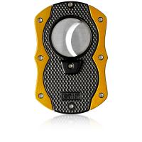 Colibri Monza Cigar Cutter - Matte Black & Anodized Yellow (End of Line)