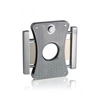 Caseti Cigar Cutter - Silver Carbon Fibre Effect