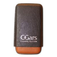 C.Gars Two Tone Leather Cigar Case Fuerte  -  Three Cigar Case - Best Seller