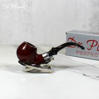 Dr Plumb Stand Easy Smooth Bent Apple Briar Fishtail Pipe (DP293)