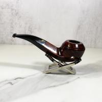 Alfred Dunhill - The White Spot Amber Root 4108 Group 4 Bent Rhodesian Fishtail Pipe (DUN729)