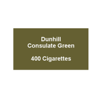 Dunhill Consulate Green King Size - 20 packs of 20 cigarettes (400) - End of Line - LIMITED STOCK