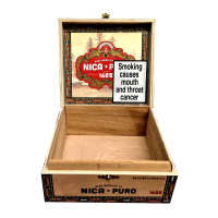 Empty Alec Bradley Nica Puro Robusto Cigar Box