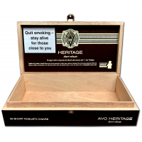 Empty Avo Heritage Short Robusto Cigar Box