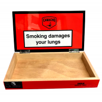 Empty Camacho Corojo Robusto Cigar Box - Red