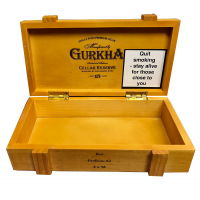 Empty Gurkha Cellar Reserve 15 Year old Perfecto Koi Cigar Box