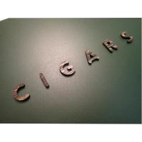 Gentili Embossed Cigar Humidor -  Matt Green Finish - 50 cigars capacity