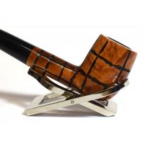 Hardcastle Briar Root 102 Checkerboard Straight 9mm Filter Fishtail Pipe (H0151)