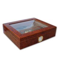 Norfolk Cigar Glass Top Humidor Beginners Set - 20 cigars capacity