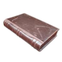 Brown Leather Book Style Humidor