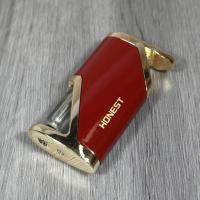Honest Calder Turbo Jet Lighter - Red (HON119)
