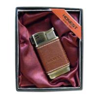 Honest Boyd Pipe Lighter - Brown Leather (HON03)