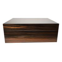 SLIGHT SECONDS  - Jemar Indian Collection Brown Patterned Humidor - 70 Cigar Capacity