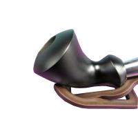 Jolly Roger Buccaneer Semi Curved Black Pipe