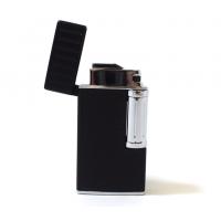 Colibri Julius Classic Double-flame Cigar Lighter - Black & Chrome
