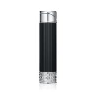 Colibri Allure Ladies Soft Flame Lighter - Black & Chrome