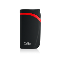 Colibri Falcon Single-jet Flame Lighter - Black & Red (Discontinued)