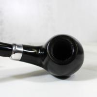 Molina Grey Bent 9mm Filter Fishtail Churchwarden Pipe (ML27)