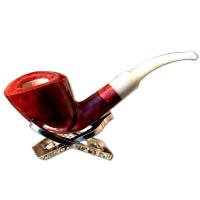 Competition Entry - Mastro de Paja Smooth Curved Houston Red Italian Pipe Prize