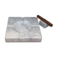 Ashtray and Cigar Stand Set - Natural stone  - Grigio Eclypsia Quartzite