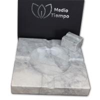 Ashtray and Cigar Stand Set - Natural stone  - Grigio Eclypsia Quartzite